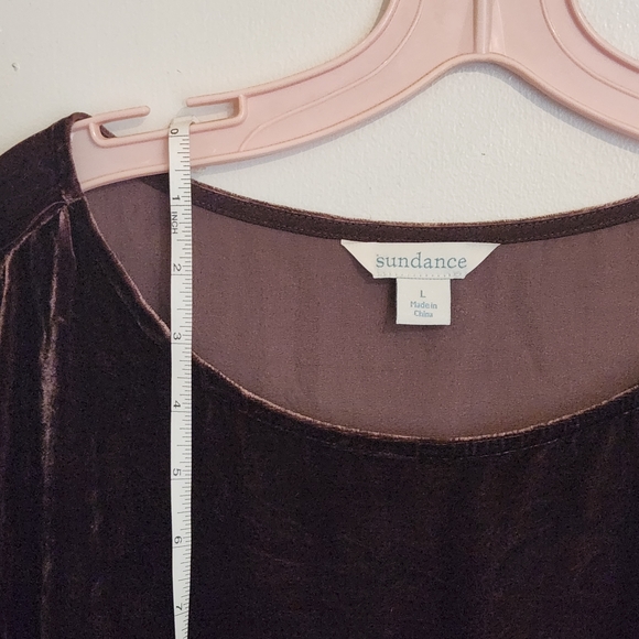 Sundance Velvet Short Sleeve Tee - Rich Chocolate - Picture 8 of 10